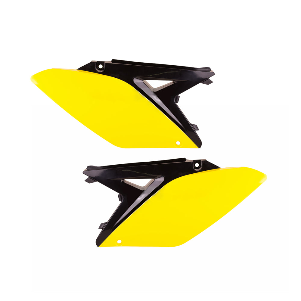Polisport Side Panels Black-Yellow For Suzuki RMZ 250 OEM Color 2010-2018